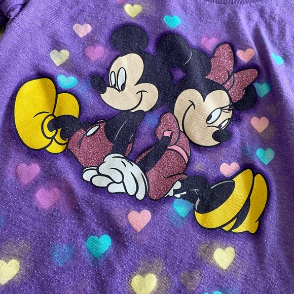 Girls Mickey and Minnie Shirt - Picture 2 of 4
